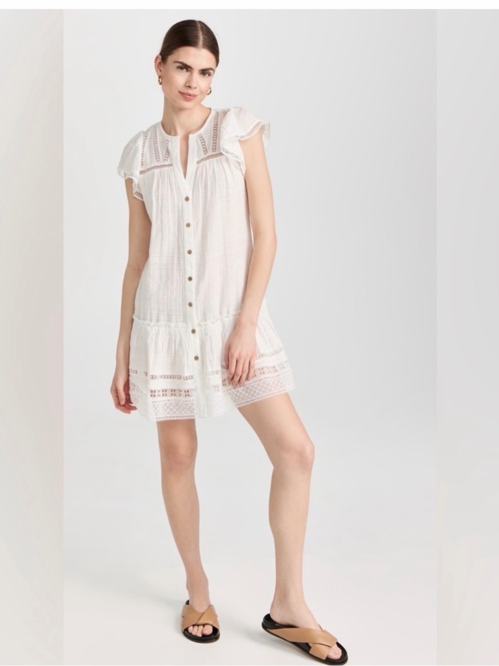Veronica Beard White Mirtea Dress